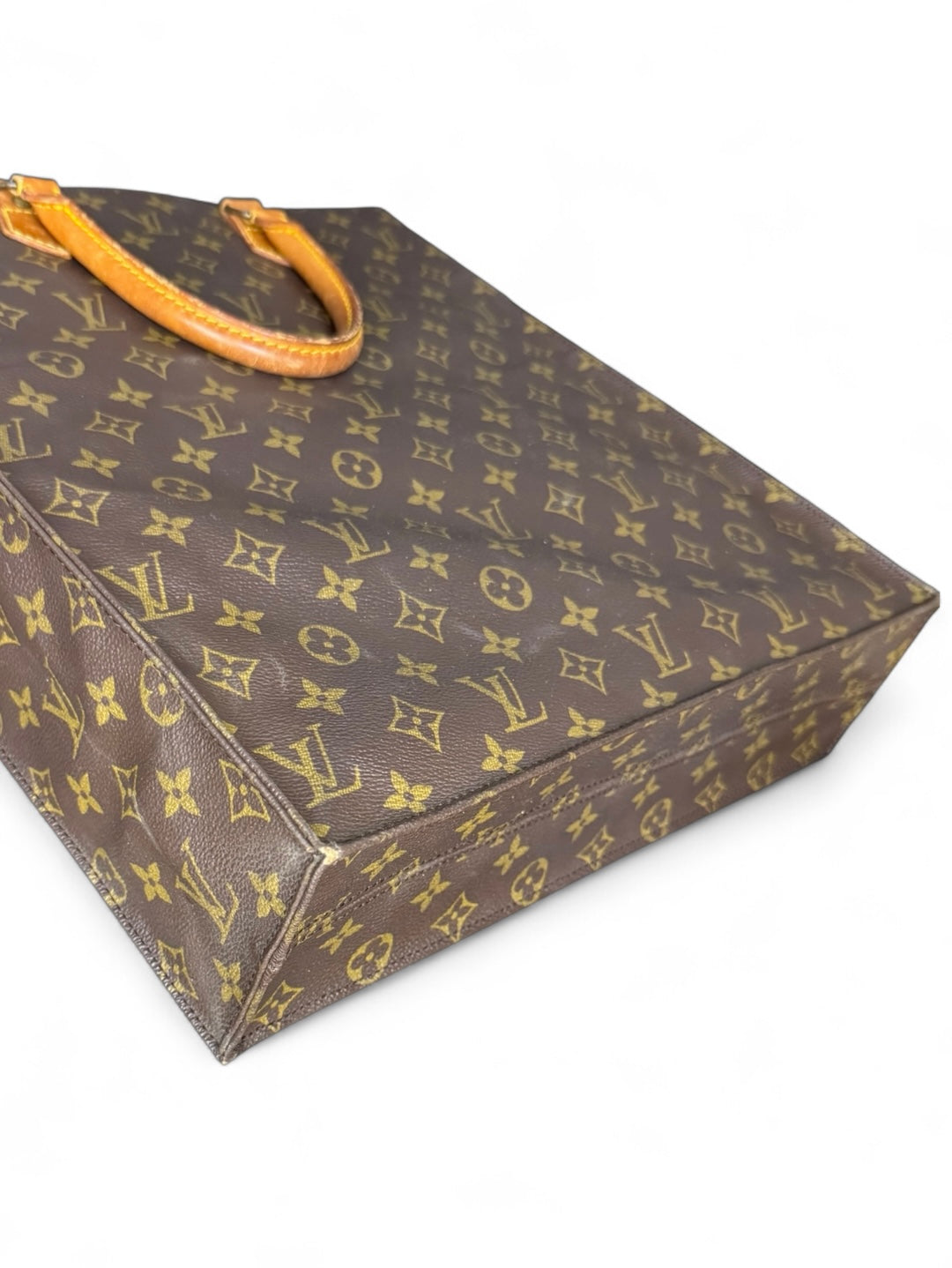 Louis Vuitton Sac Plat Handtasche Tote Bag Shopper Monogram Braun