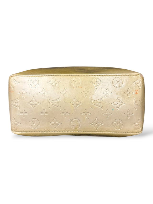 Louis Vuitton Reade MM Handtasche Vernis Monogram Grün