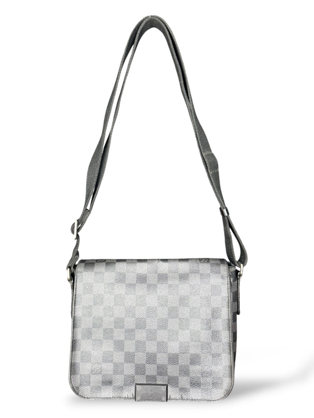 Louis Vuitton District Messenger Crossbody Umhängetasche Damier Graphit