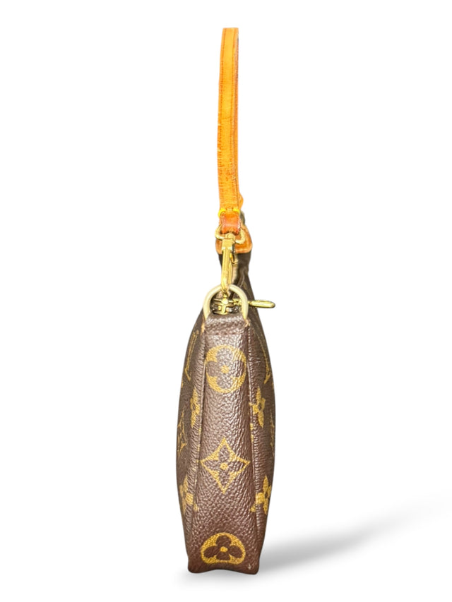 Louis Vuitton Pochette Accessoires Handtasche Monogram Braun