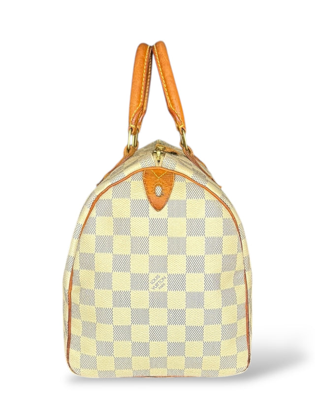 Louis Vuitton Speedy 30 Handtasche Damier Azur