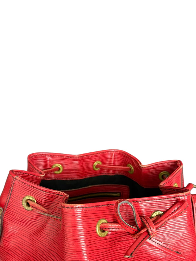 Louis Vuitton Sac Noe Petit Handtasche Epi Leder Rot