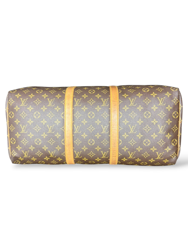Louis Vuitton Keepall 50 Reisetasche Weekender Tasche Monogram Braun
