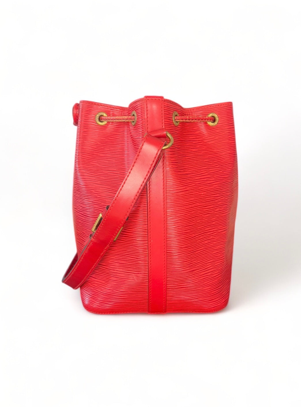 Louis Vuitton Sac Noe Petit Handtasche Epi Leder Rot