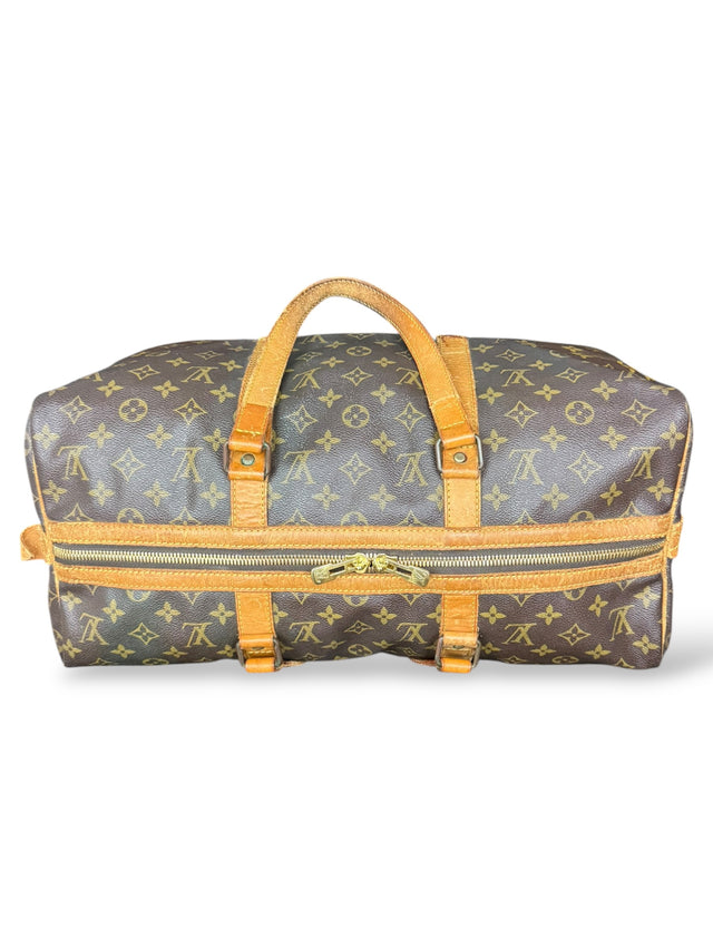 Louis Vuitton Sac Souple 45 Reisetasche Weekender Keepall Monogram Braun