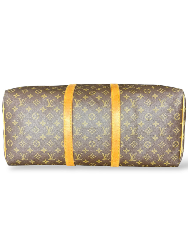Louis Vuitton Keepall 50 Reisetasche Weekender Tasche Monogram Braun