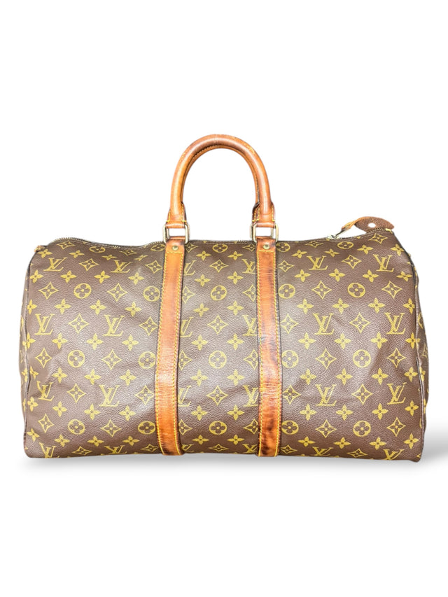 Louis Vuitton Keepall 45 Reisetasche Weekender Tasche Monogram Braun
