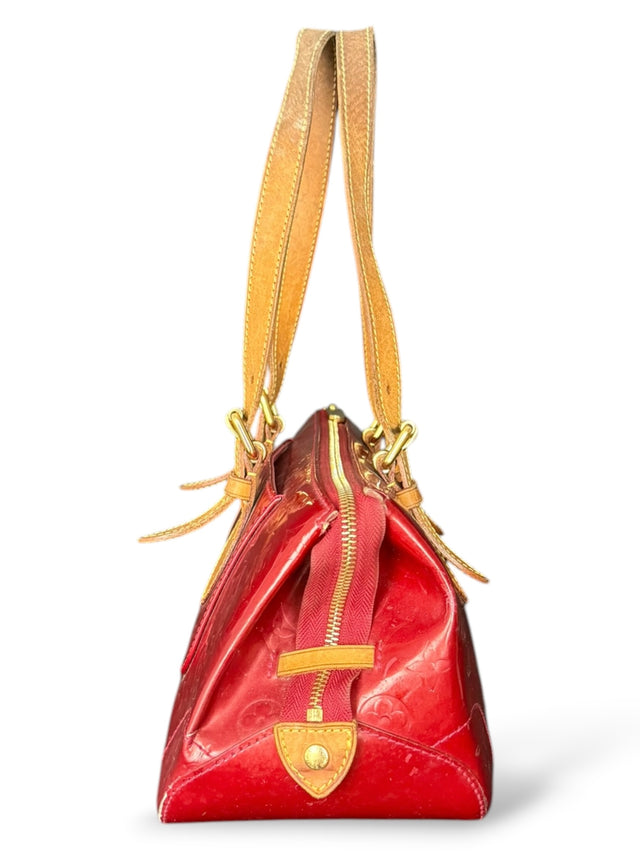Louis Rosewood Avenue Handtasche Monogram Vernis Rot