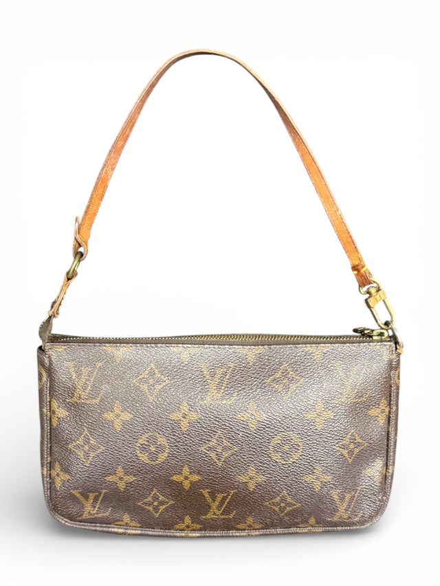 Louis Vuitton Pochette Accessoires Handtasche Monogram Braun