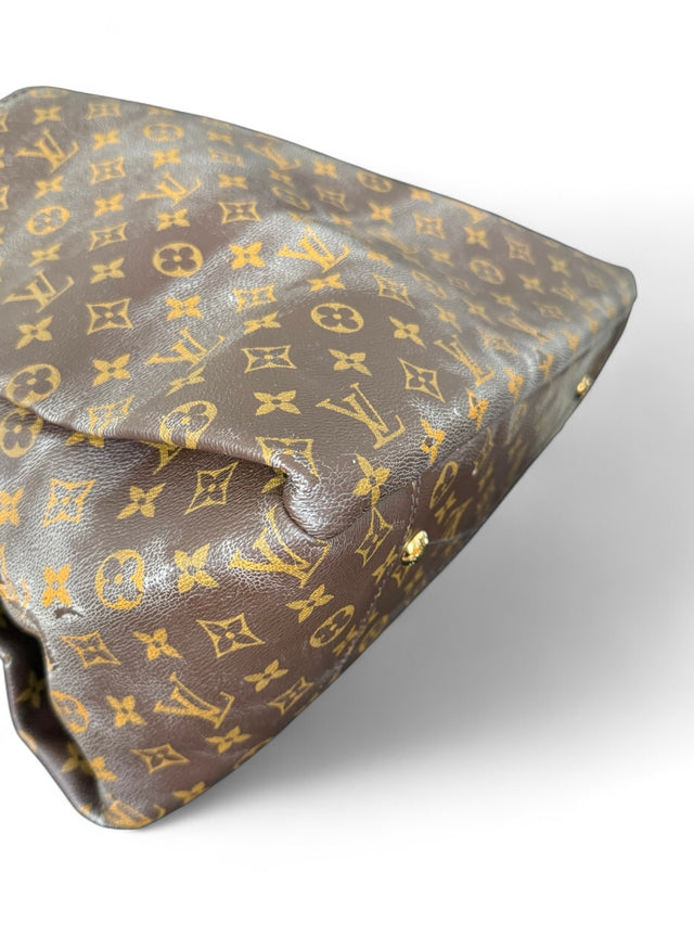 Louis Vuitton Artsy MM Handtasche Shopper Monogram Braun