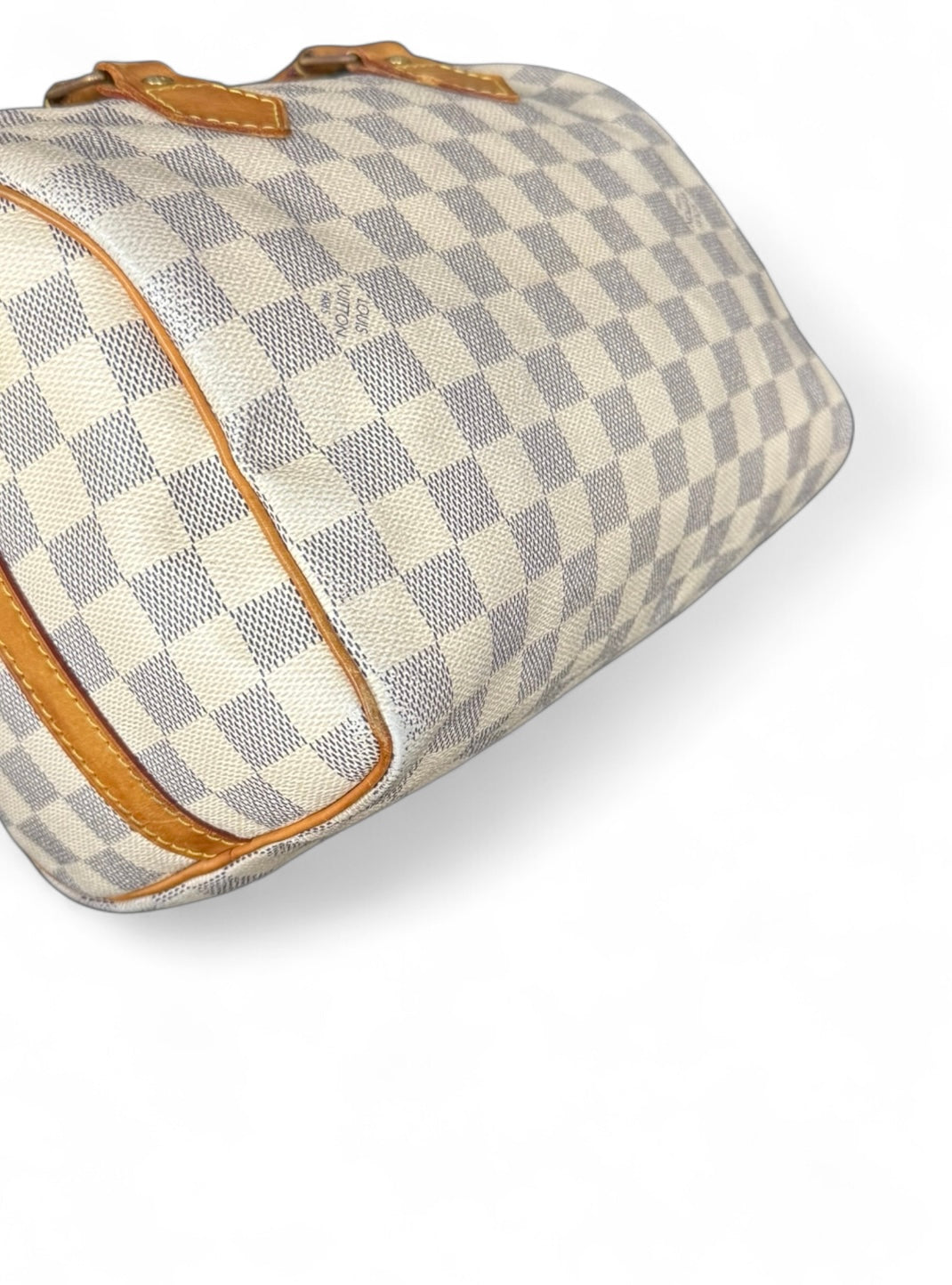 Louis Vuitton Speedy 25 Bandouliere Handtasche Damier Azur