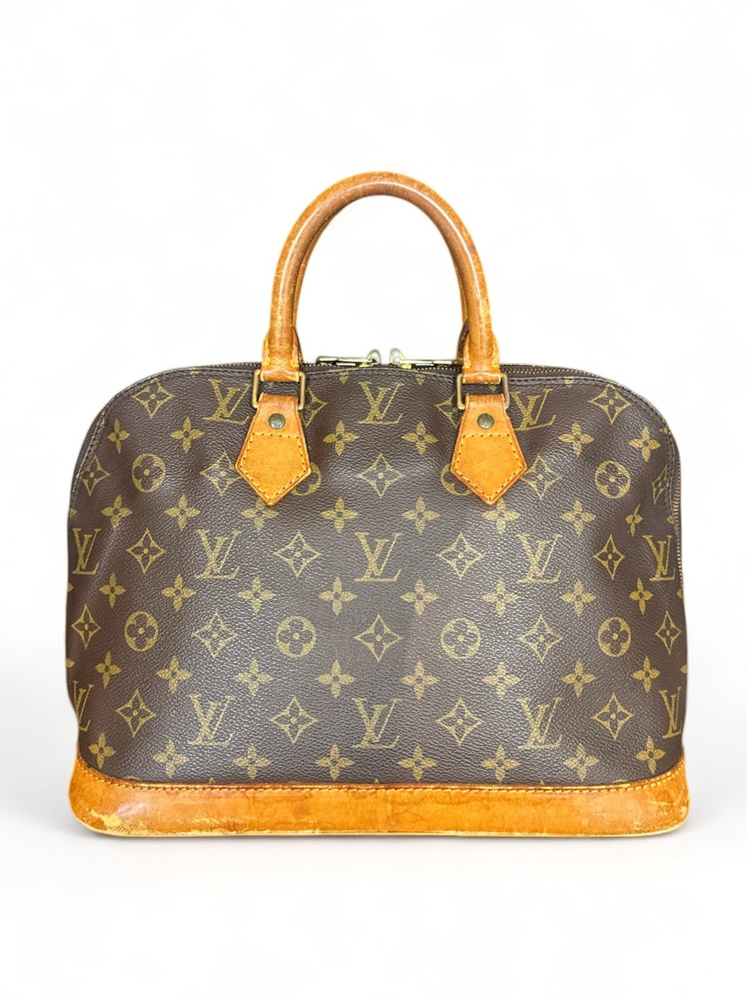 Louis Vuitton Alma Handtasche Tasche Monogram Braun