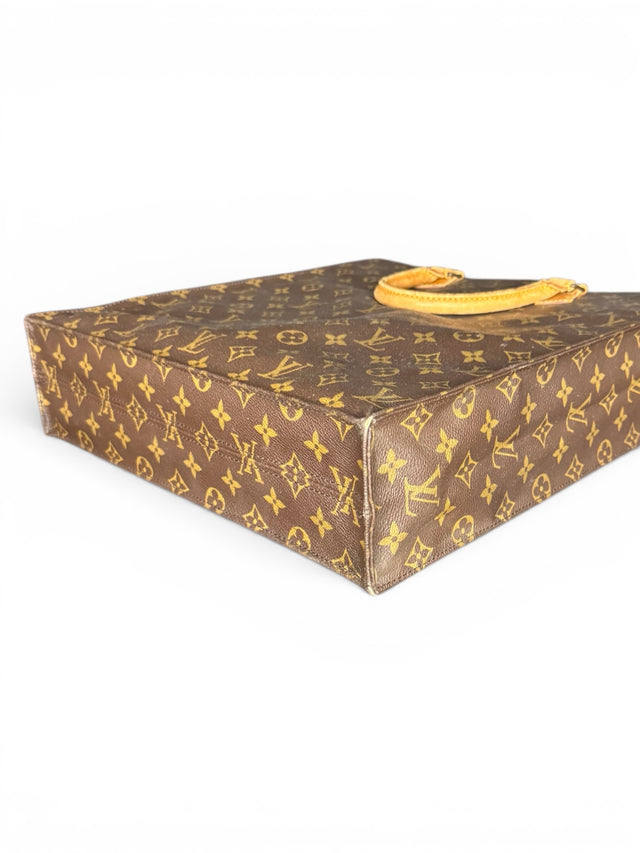 Louis Vuitton Sac Plat Handtasche Tote Bag Shopper Monogram Braun