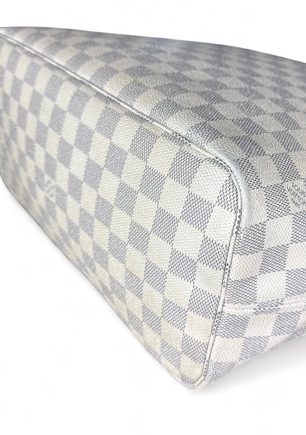 Louis Vuitton Neverfull MM Handtasche Shopper Damier Azur