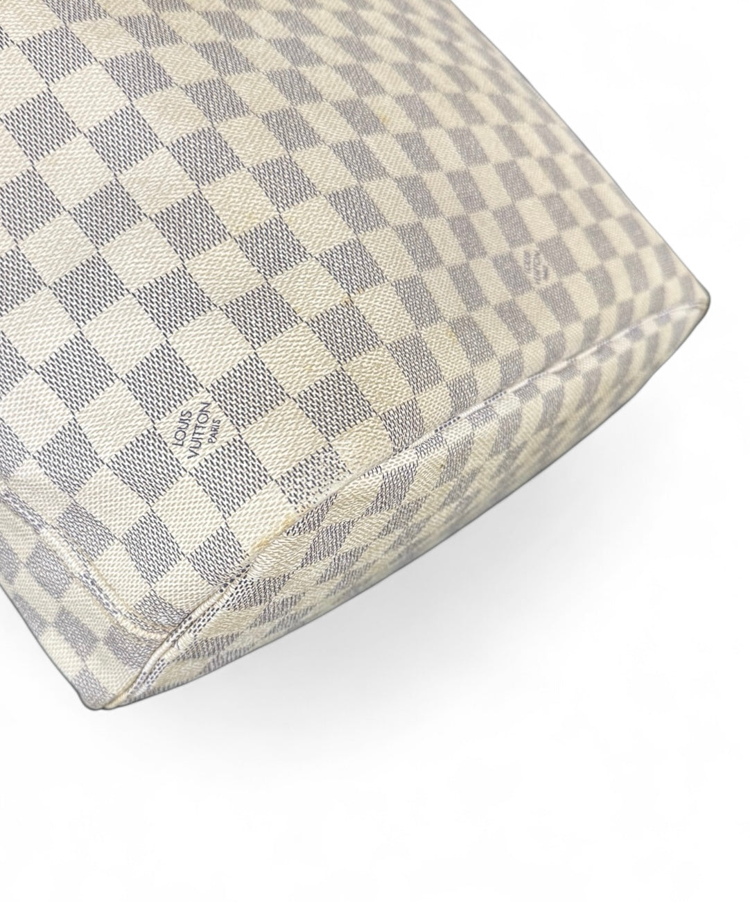 Louis Vuitton Neverfull MM Handtasche Shopper Damier Azur