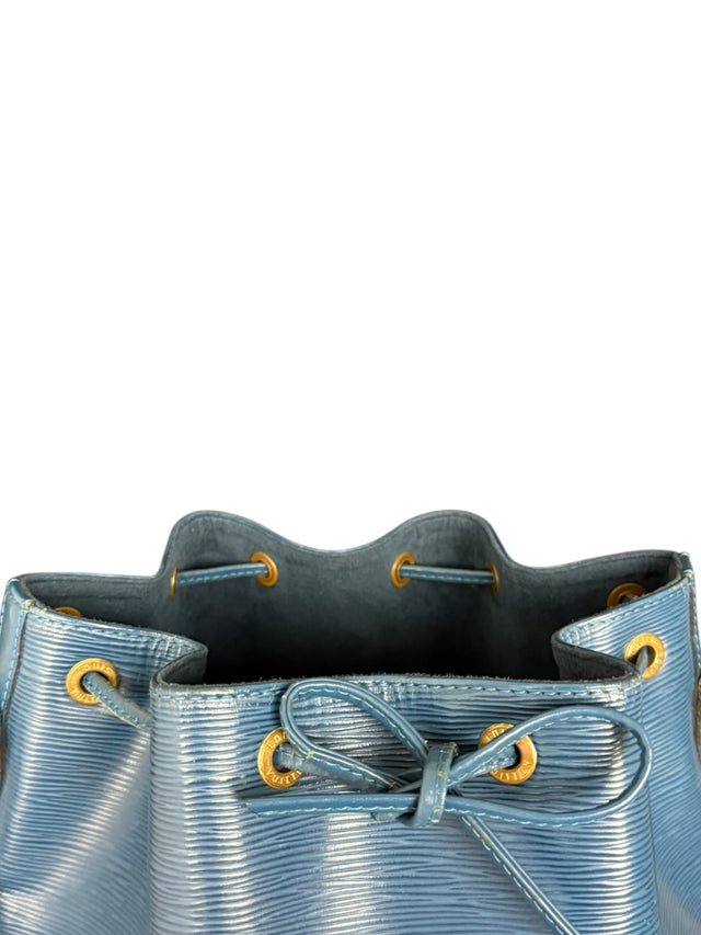Louis Vuitton Sac Noe Petit Handtasche Epi Leder Blau