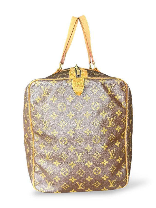 Louis Vuitton Sac Souple 55 Reisetasche Weekender Keepall Monogram Braun