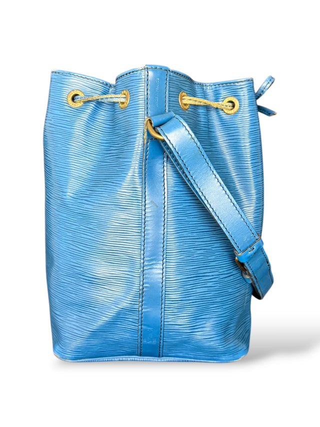 Louis Vuitton Sac Noe Petit Handtasche Epi Leder Blau