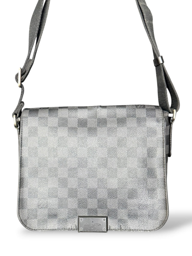 Louis Vuitton District Messenger Crossbody Umhängetasche Damier Graphit