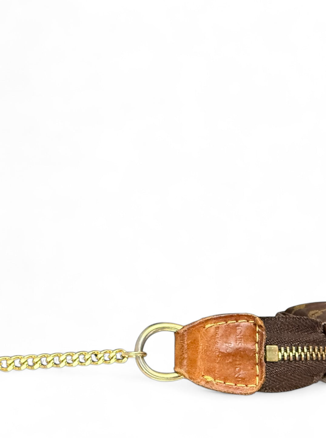Louis Vuitton Pochette Accessoires Handtasche Monogram Braun