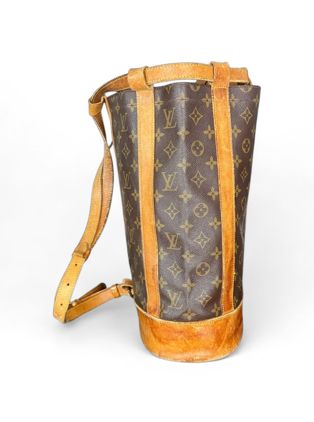 Louis Vuitton Randonnee PM Rucksack Tasche Monogram Braun