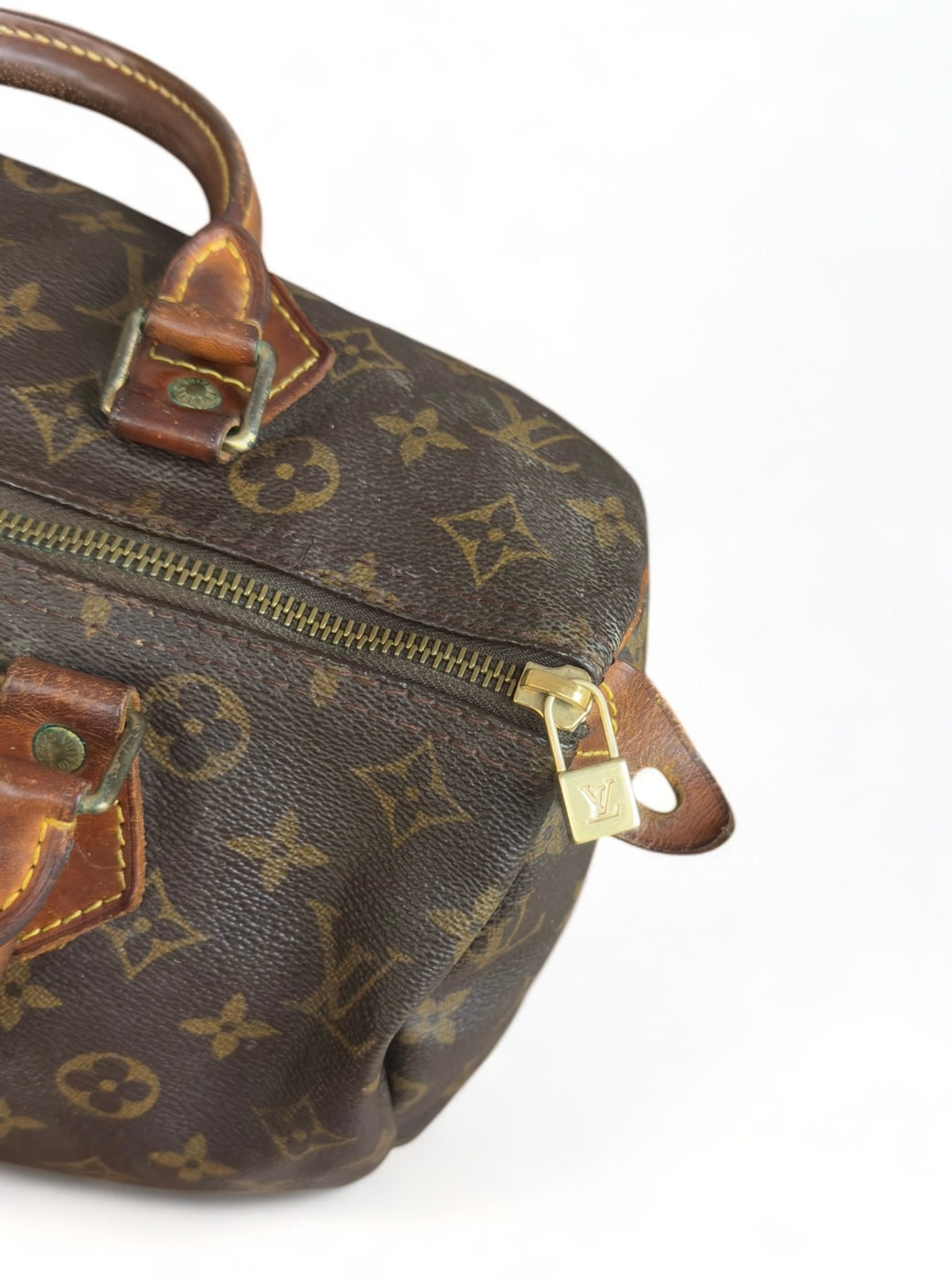 Louis Vuitton Speedy 30 Handtasche Monogram Braun