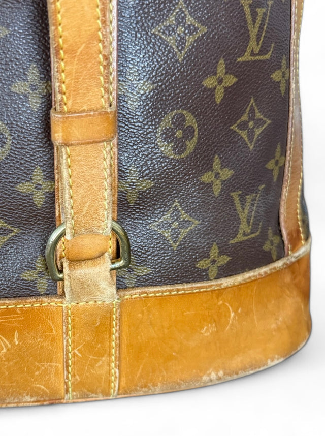 Louis Vuitton Randonnee PM Rucksack Tasche Monogram Braun