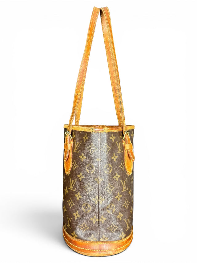 Louis Vuitton Bucket PM Mini Handtasche Monogram Braun