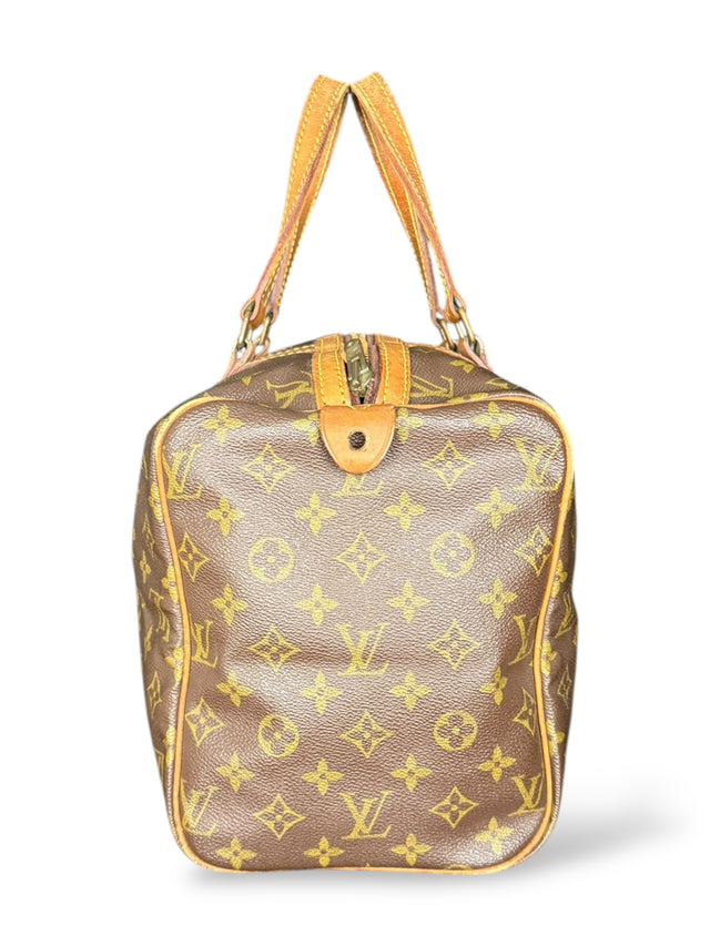 Louis Vuitton Sac Souple 35 Reisetasche Weekender Keepall Monogram Braun