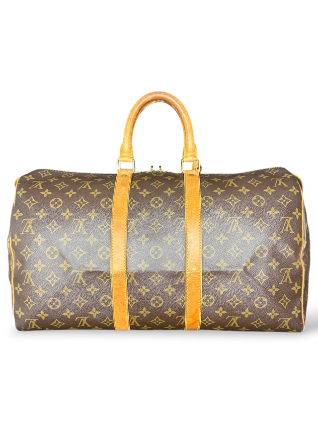 Louis Vuitton Keepall 45 Reisetasche Weekender Tasche Monogram Braun