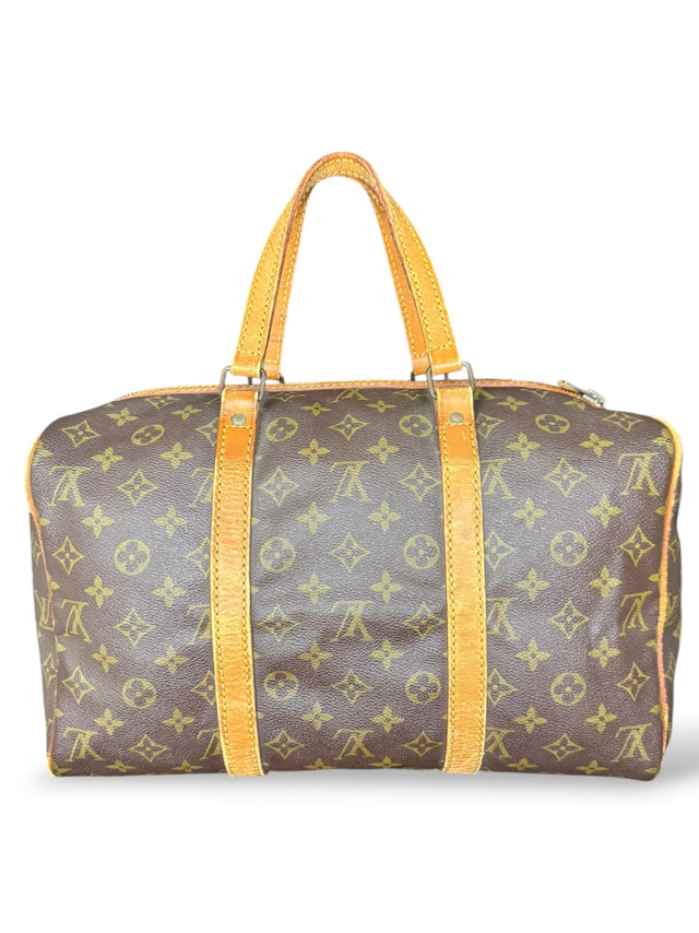 Louis Vuitton Sac Souple 35 Reisetasche Weekender Keepall Monogram Braun