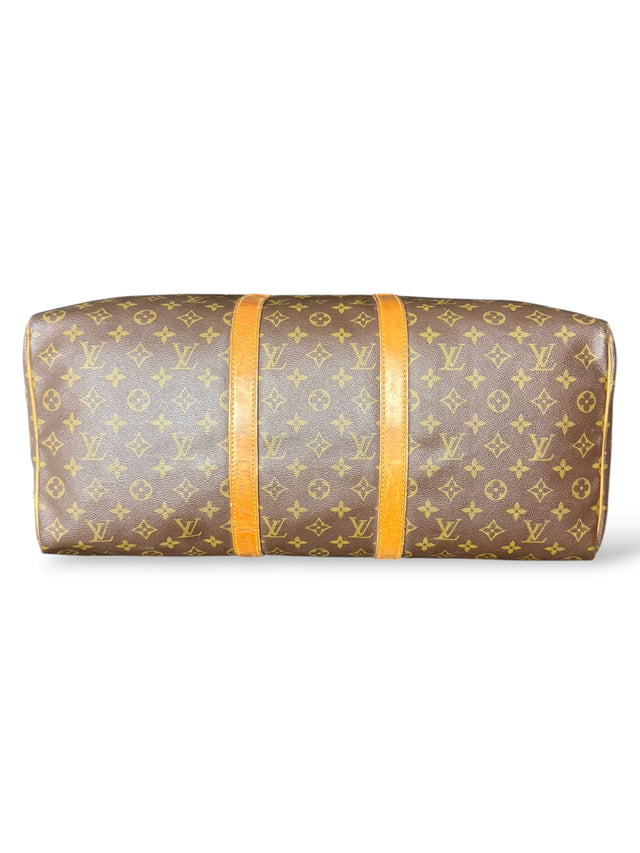 Louis Vuitton Keepall 50 Reisetasche Weekender Tasche Monogram Braun