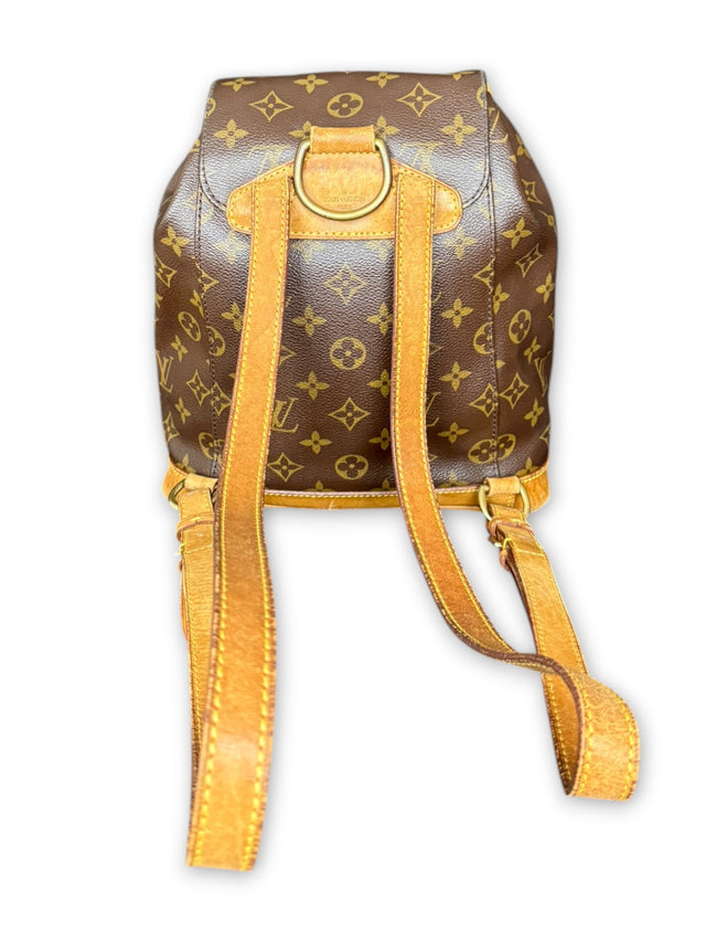 Louis Vuitton Montsouris MM Rucksack Tasche Monogram Braun