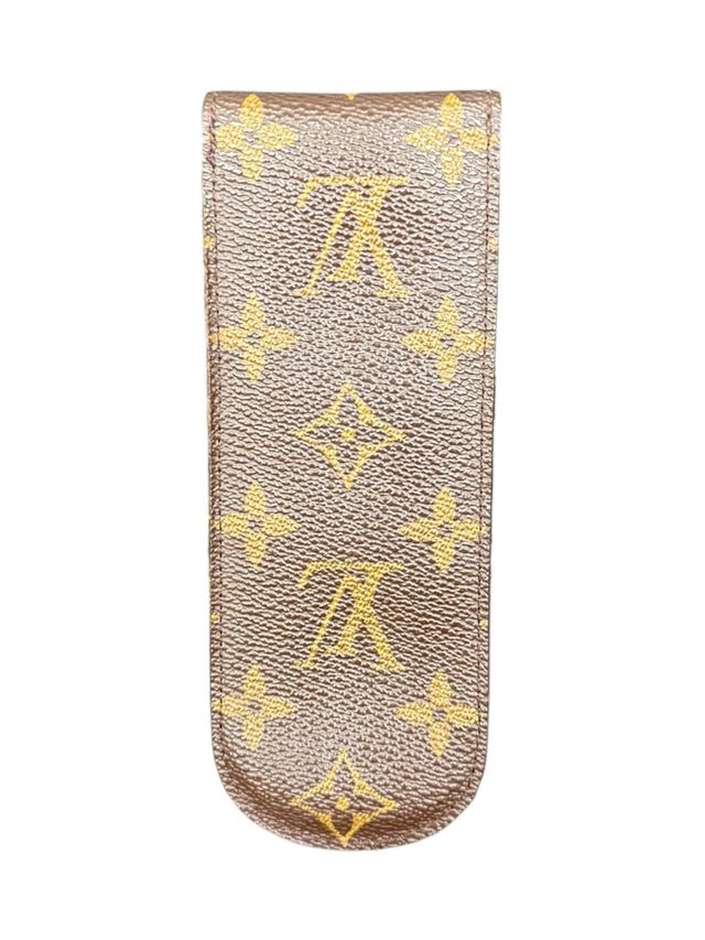 Louis Vuitton Brillenetui Brillencase Stiftetui Monogram Braun
