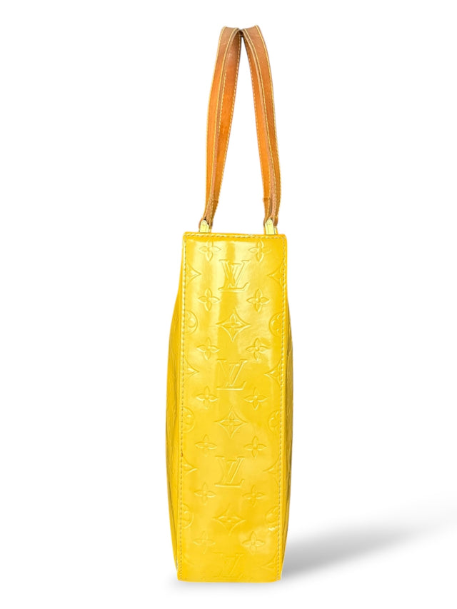 Louis Vuitton Columbus Handtasche Vernis Monogram Gelb