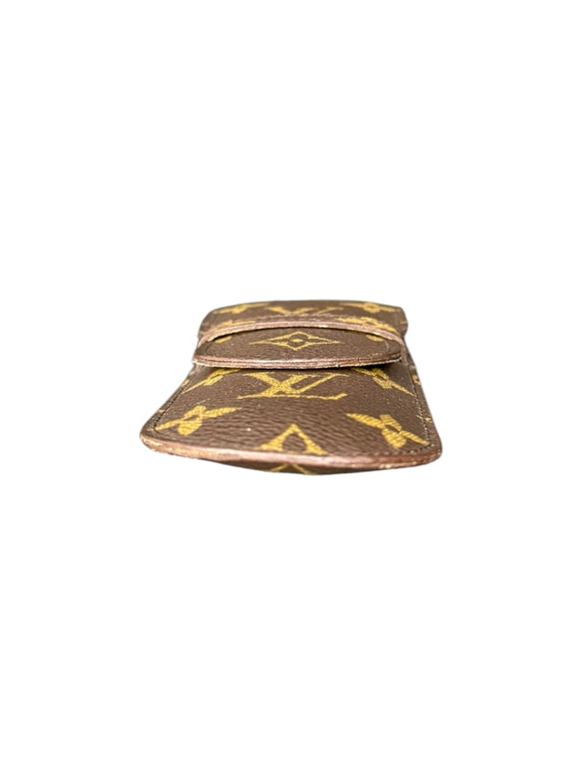 Louis Vuitton Brillenetui Brillencase Stiftetui Monogram Braun