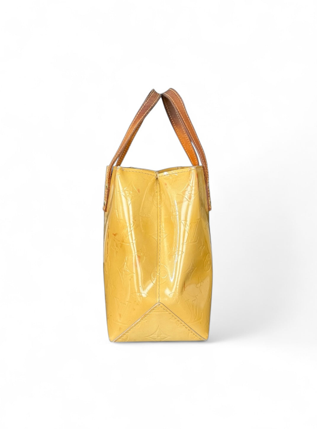 Louis Vuitton Reade PM Handtasche Vernis Monogram Gelb