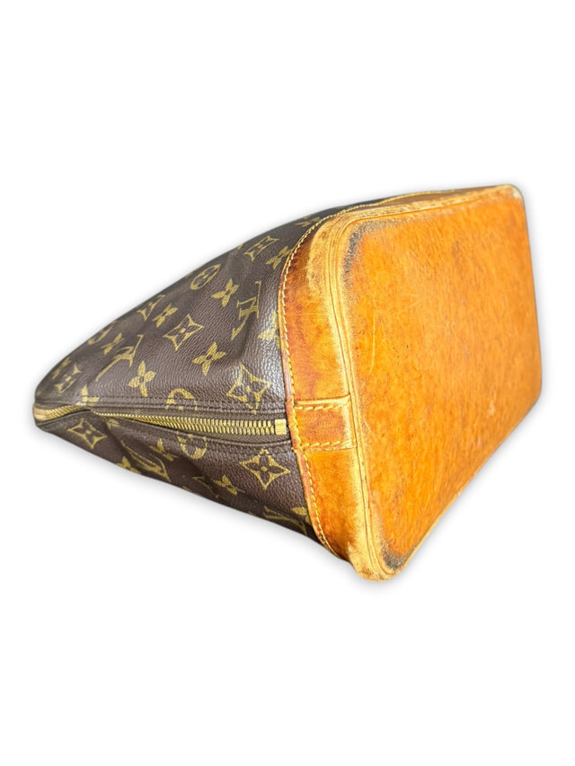 Louis Vuitton Alma Handtasche Tasche Monogram Braun