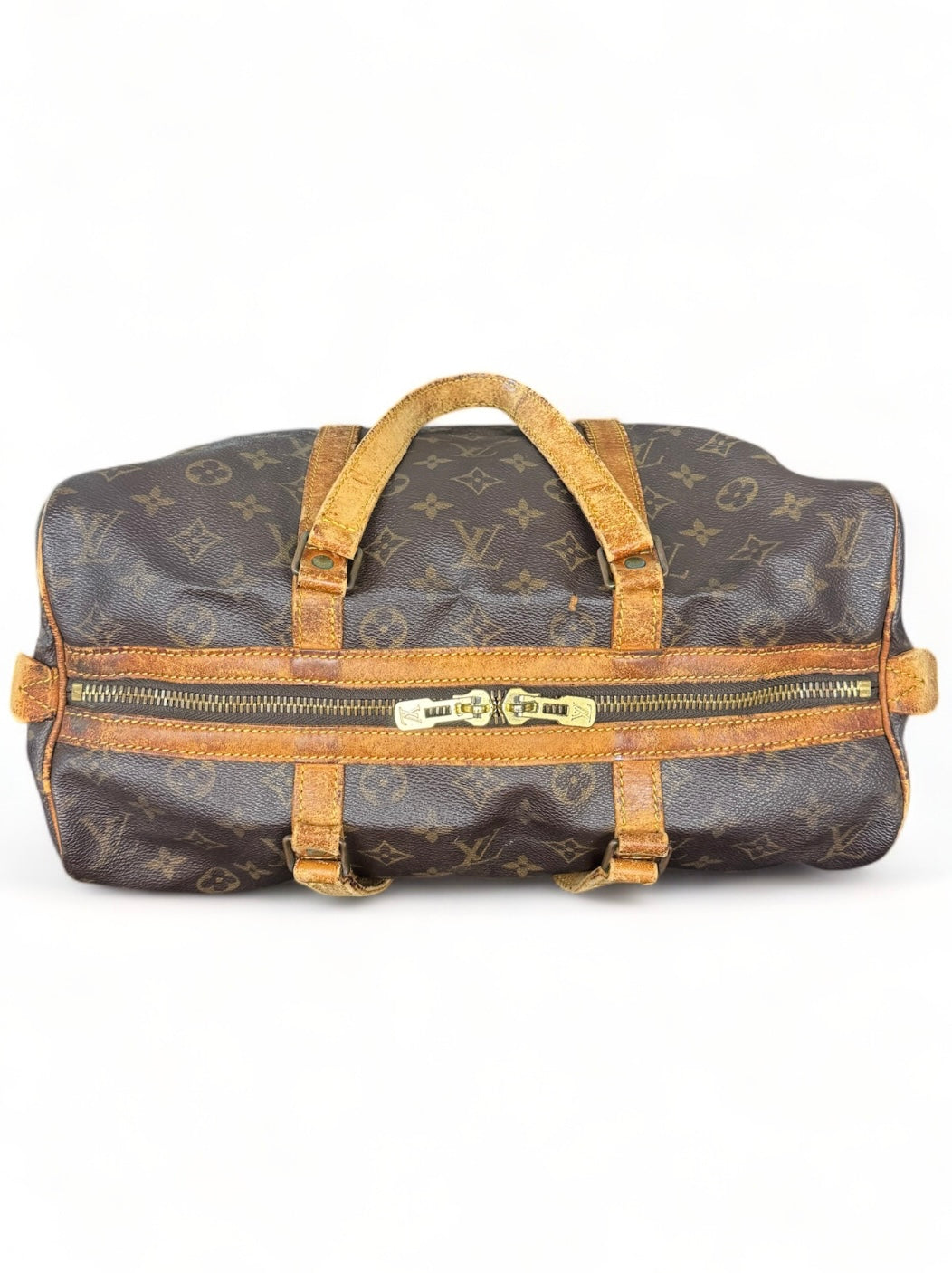Louis Vuitton Sac Souple 35 Reisetasche Weekender Keepall Monogram Braun