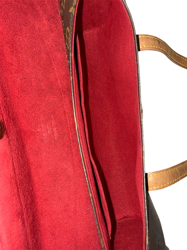 Louis Vuitton Sonatine Handtasche Clutch Pochette Monogram Braun