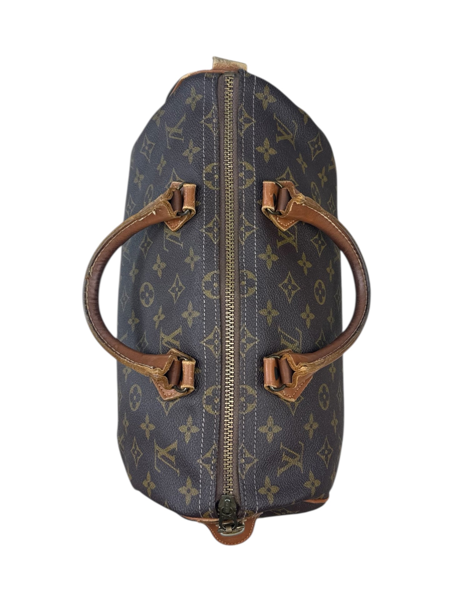 Louis Vuitton Speedy 30 French Company USA Monogram Braun