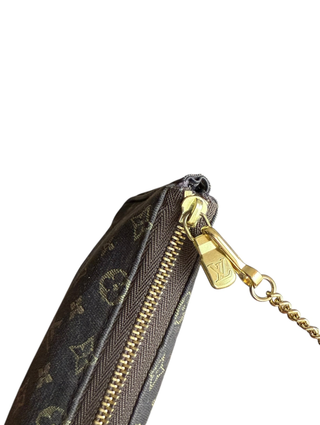 Louis Vuitton Pochette Accessoires Handtasche Monogram Denim