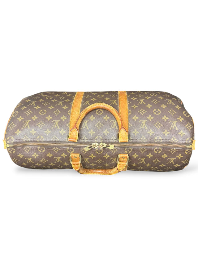 Louis Vuitton Keepall 50 Reisetasche Weekender Tasche Monogram Braun