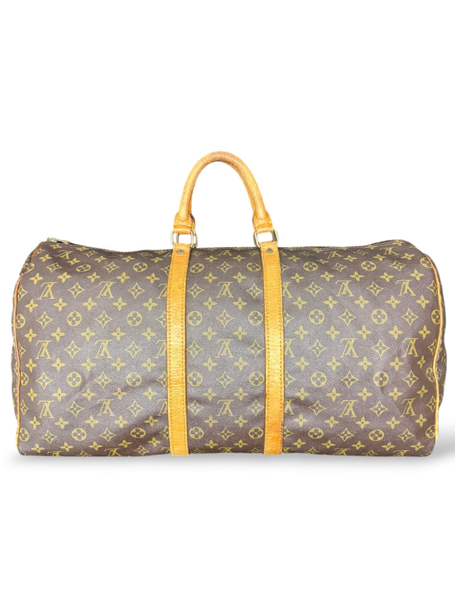 Louis Vuitton Keepall 55 Reisetasche Weekender Tasche Monogram Braun
