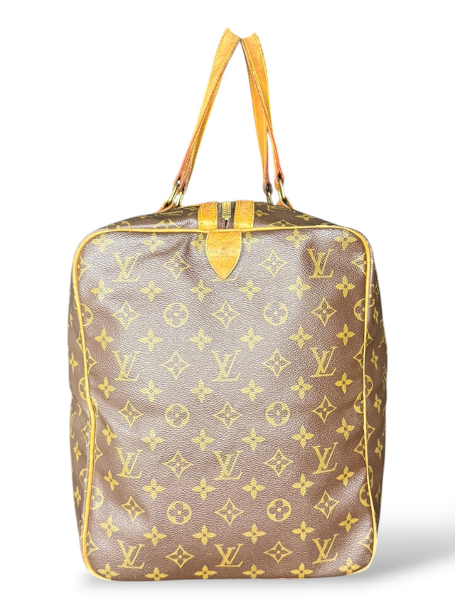 Louis Vuitton Sac Souple 55 Reisetasche Weekender Keepall Monogram Braun
