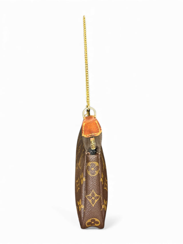 Louis Vuitton Pochette Accessoires Handtasche Monogram Braun