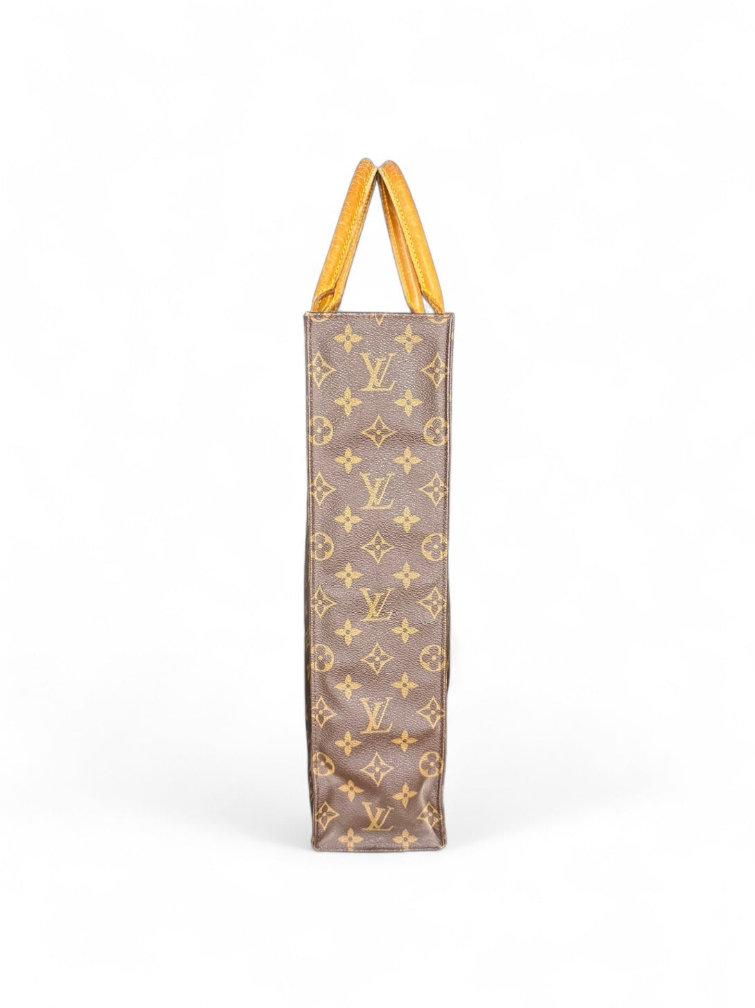 Louis Vuitton Sac Plat Handtasche Tote Bag Shopper Monogram Braun