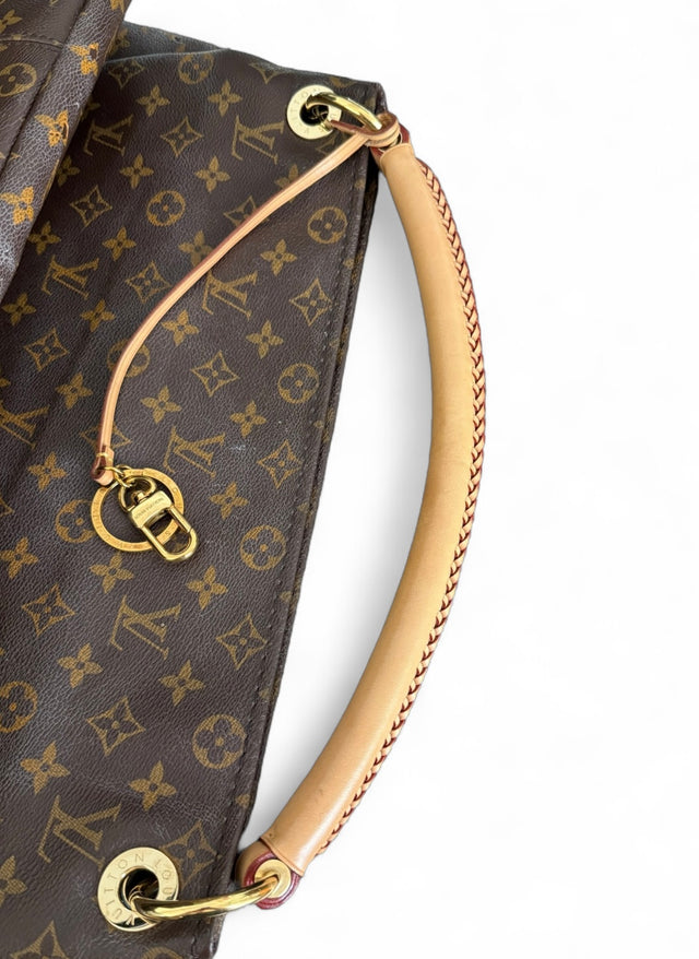 Louis Vuitton Artsy MM Handtasche Shopper Monogram Braun