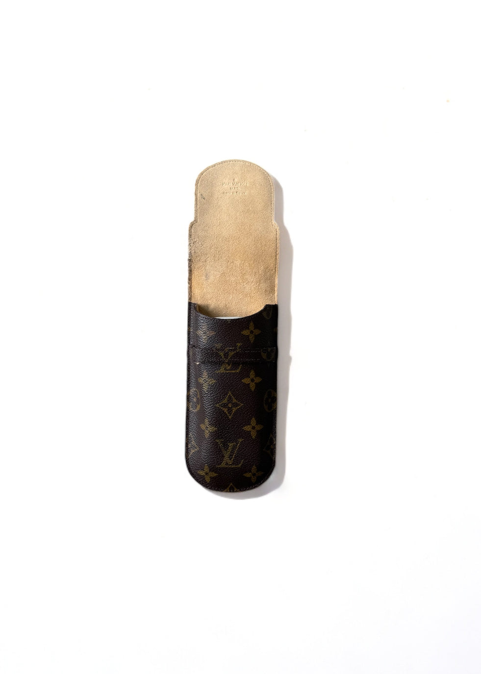 Louis Vuitton Brillenetui Brillencase Stiftetui Monogram Braun