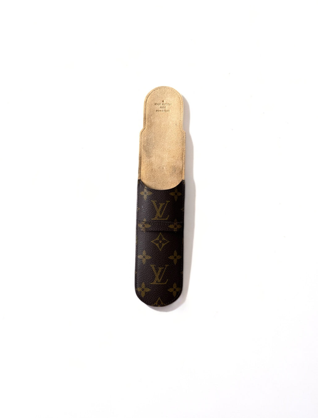 Louis Vuitton Brillenetui Brillencase Stiftetui Monogram Braun Neuwertig